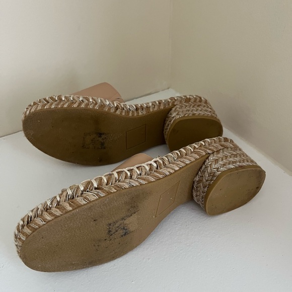 Dolce Vita Raffia Platform Sandals - Picture 8 of 8